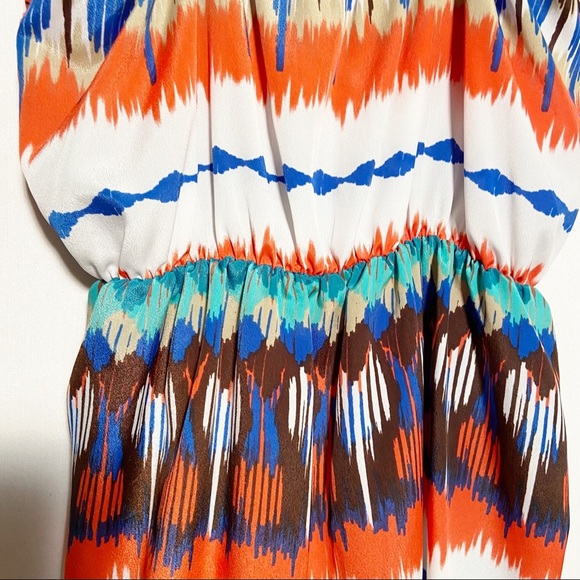 WIndsor Womens Ruffle Front Dress with Pockets Spaghetti Straps - Picture 7 of 8